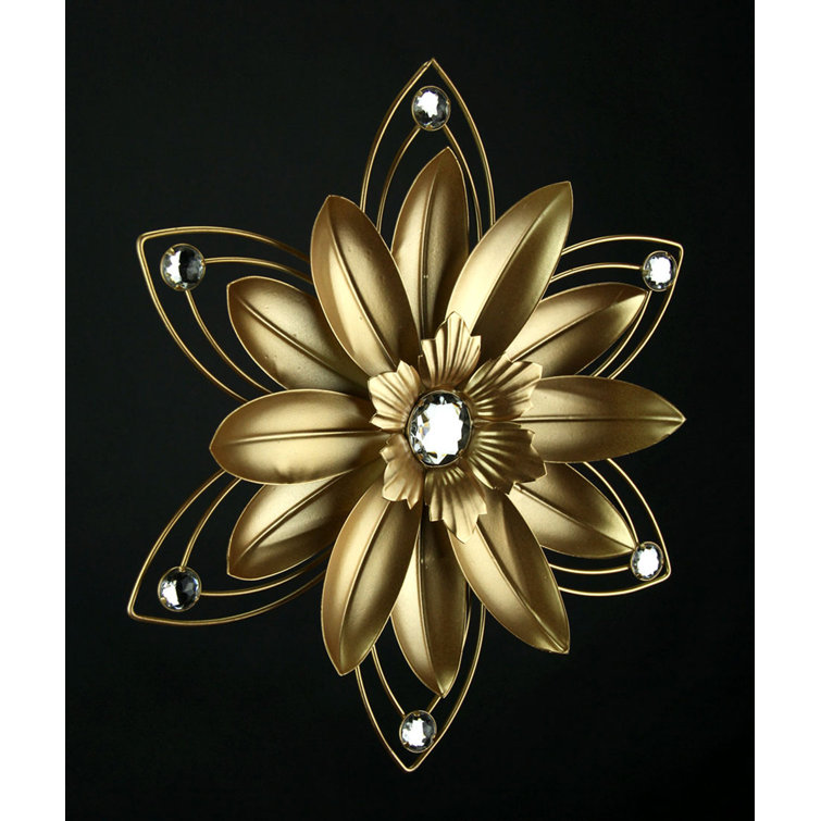 Mercer41 Jeweled 3D Art Flower Wall Décor & Reviews Wayfair